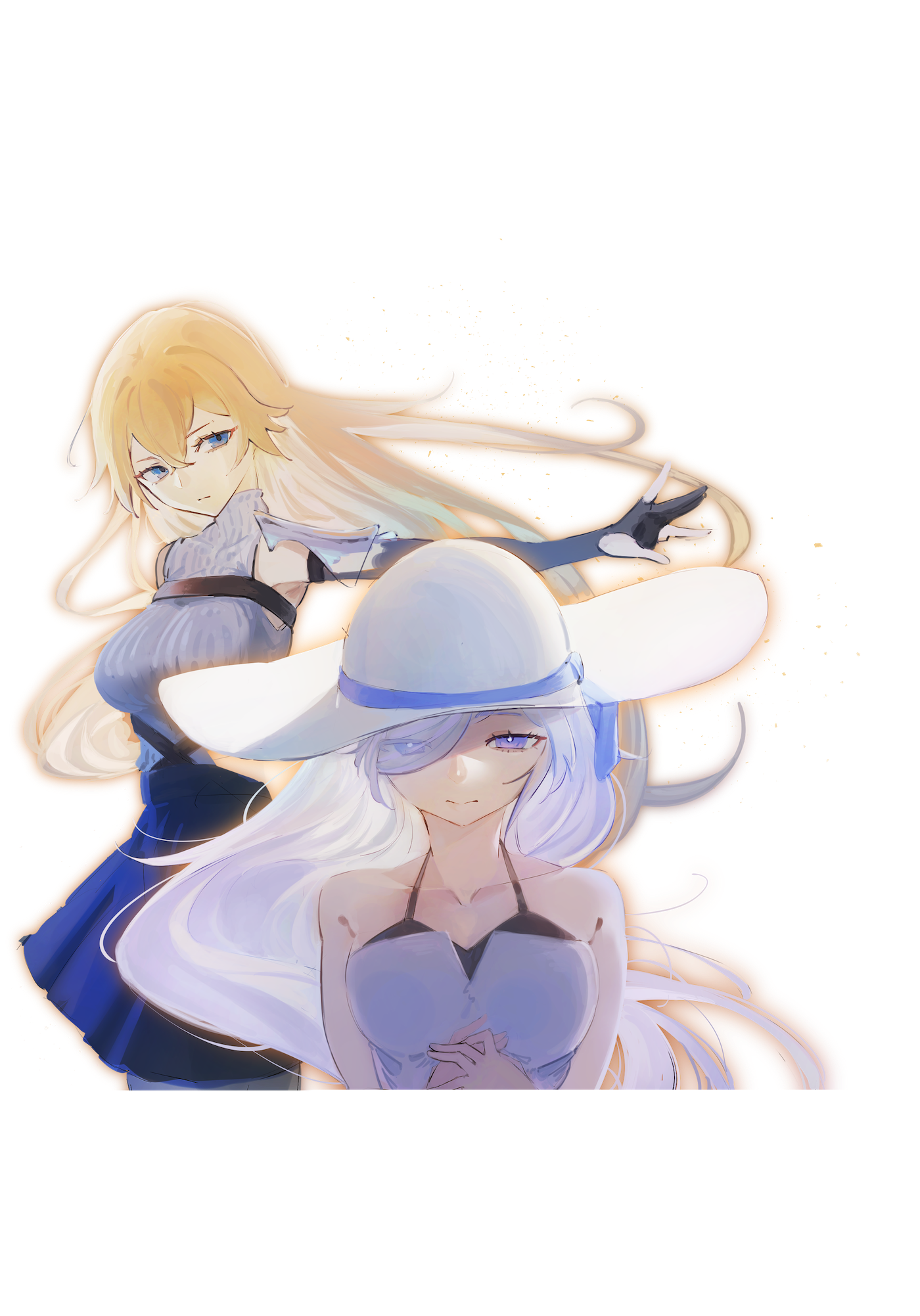 見習い剣士セリスと少女アナテマ